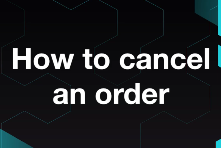 cPro – How to cancel an order